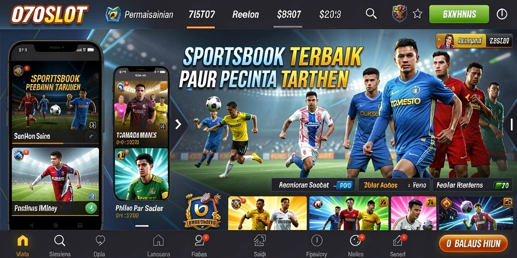 Tampilan gameplay menarik di 070SLOT dengan pilihan taruhan olahraga.