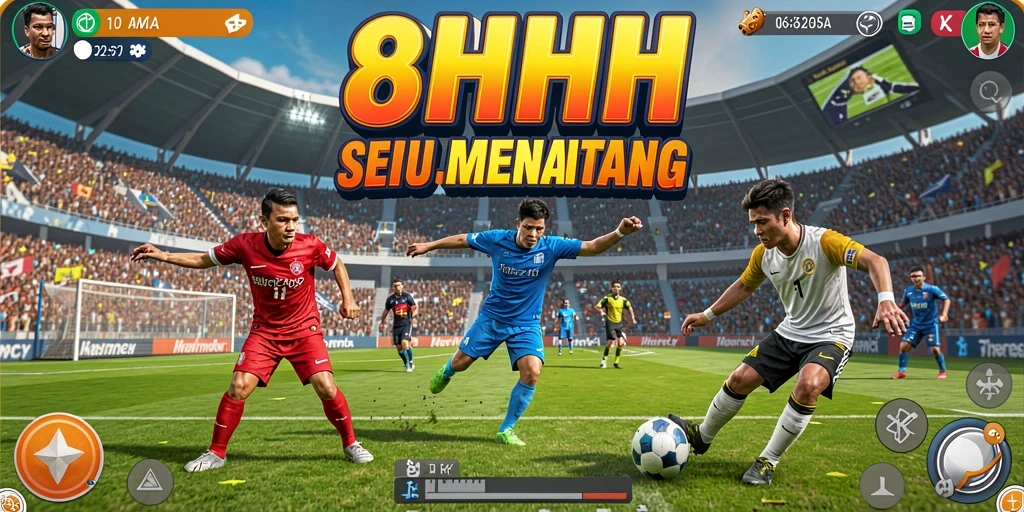 Tampilan gameplay menarik di 8HHH dengan berbagai olahraga.