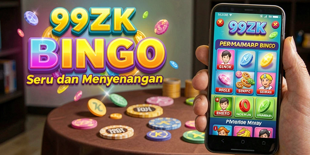 Tampilan gameplay menarik dari 99ZK saat bermain Bingo.