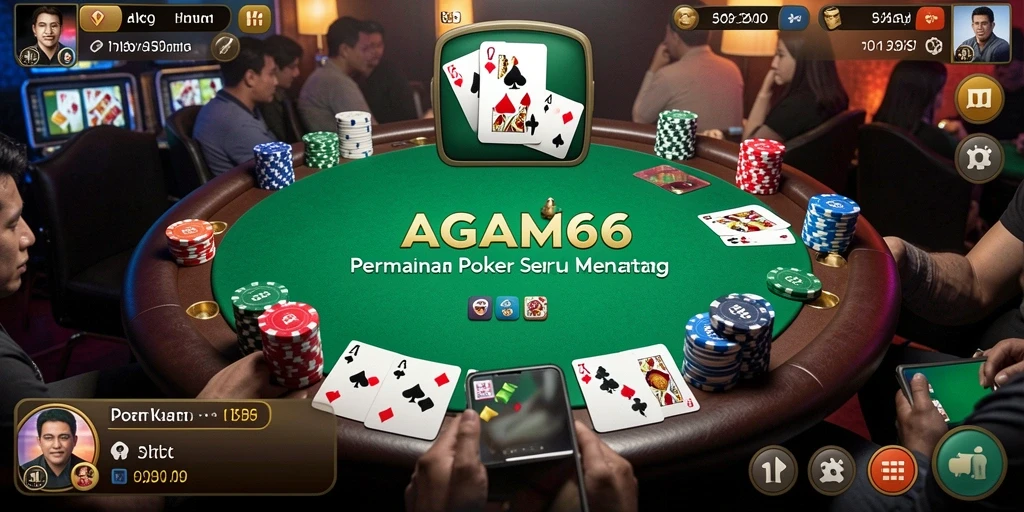 Tampilan gameplay AGAM66 yang menegangkan dan interaktif.