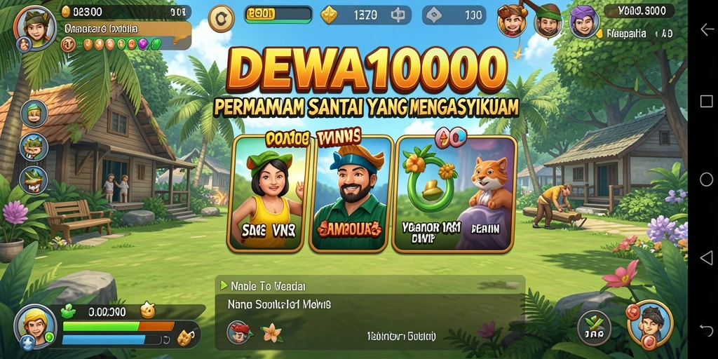 Tampilan gameplay DEWA1000 yang seru dan mengasyikkan.