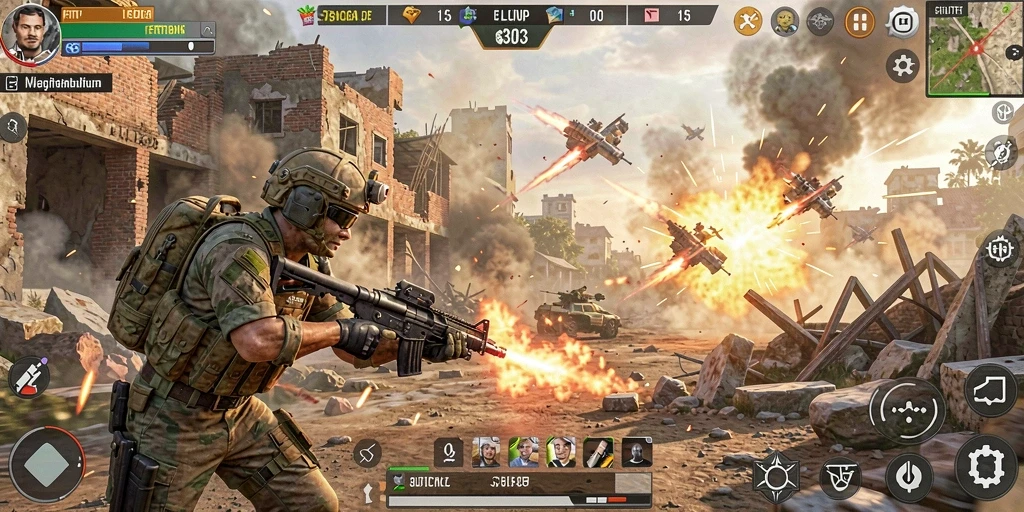 Tampilan gameplay FILTER303 yang menarik dan penuh aksi strategi.