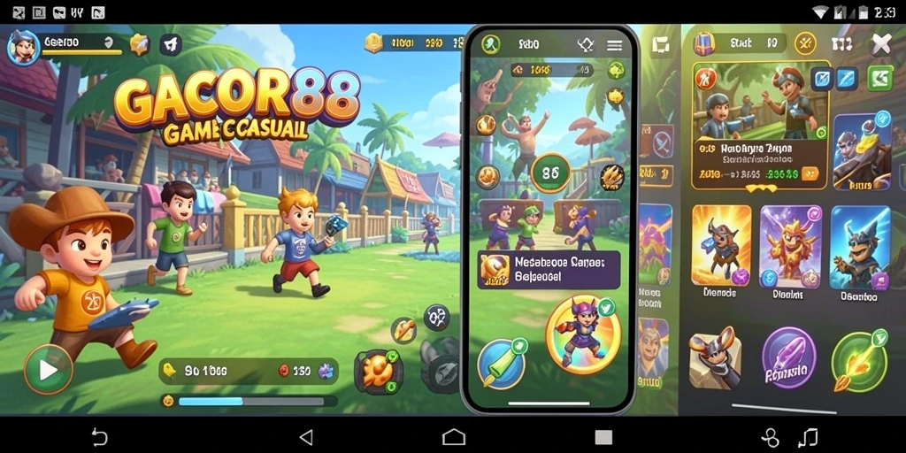 Tampilan gameplay GACOR88 yang seru dan menghibur.