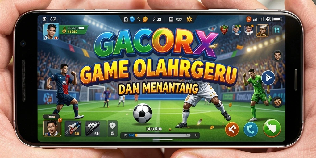 Tampilan menarik dari gameplay olahraga GACORX yang seru.
