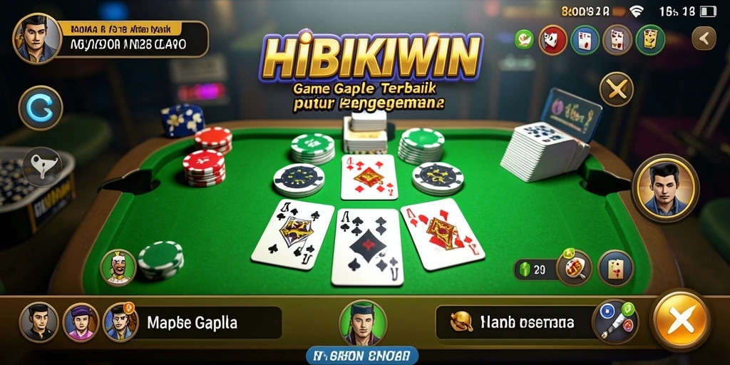 Tampilan gameplay HIBIKIWIN yang menyenangkan dan interaktif.