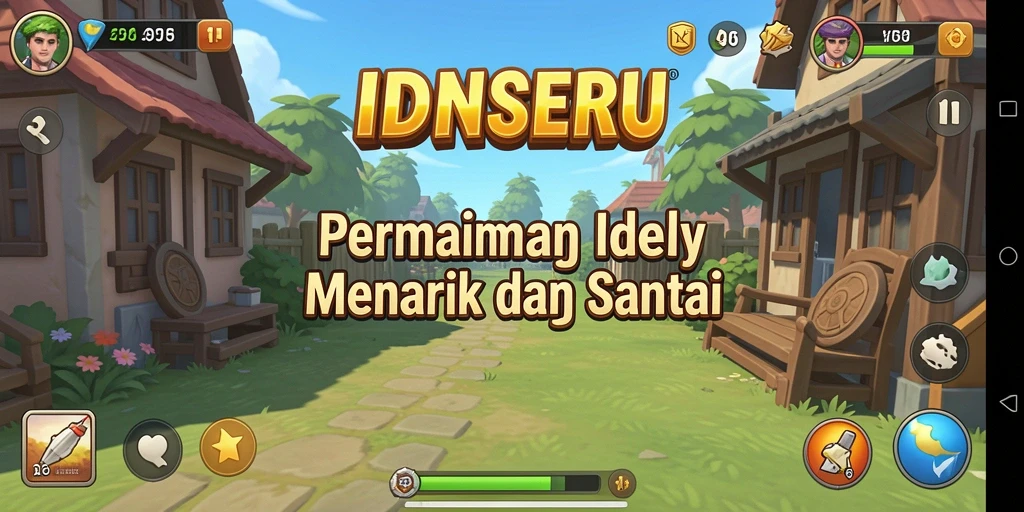 Tampilan menarik dari gameplay IDNSERU yang menghibur.