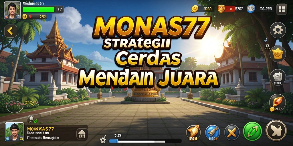 Tangkapan layar gameplay strategi yang menegangkan di MONAS77.