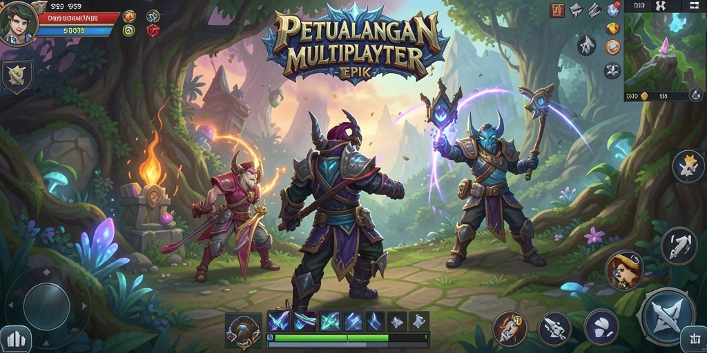 Tangkapan layar dari gameplay S9S9 yang penuh aksi dan petualangan.