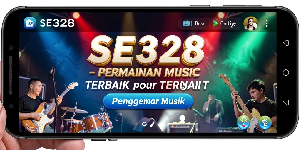 Tampilan gameplay SE328 yang seru dan interaktif dalam permainan musik.