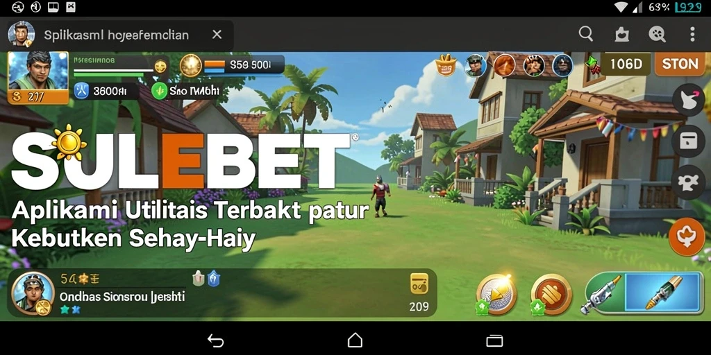 Tampilan utama SULEBET yang modern dan fungsional