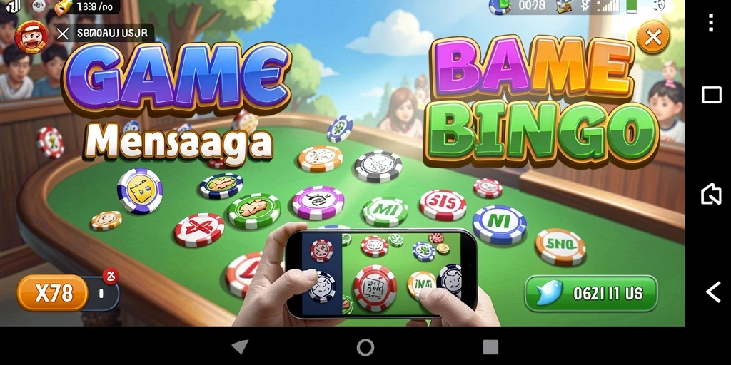 Tampilan gameplay seru dalam aplikasi Bingo X78